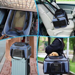 Petskd Top-Expandable Pet Carrier 18x13x9.5 Inches Southwest Airline Approved